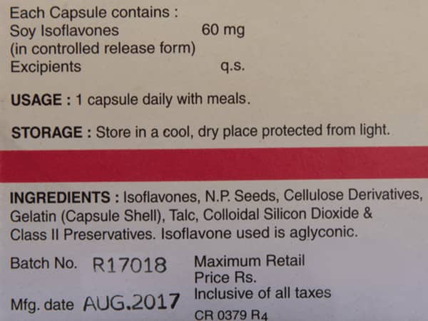Isoflav Cr Strip Of 10 Capsules