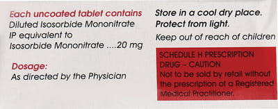 Isomin 20mg Strip Of 10 Tablets