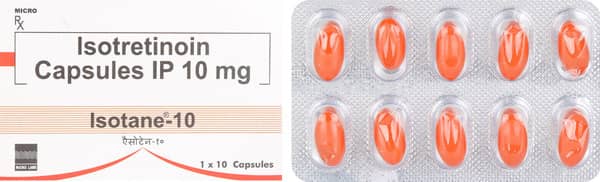Isotane 10mg Strip Of 10 Capsules