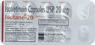 Isotane 20mg Strip Of 10 Capsules
