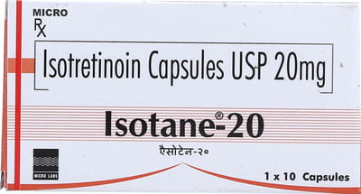 Isotane 20mg Strip Of 10 Capsules