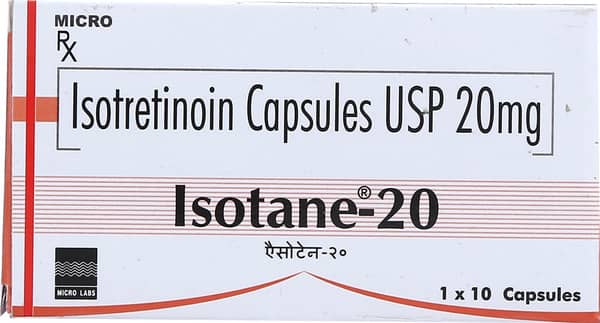 Isotane 20mg Strip Of 10 Capsules