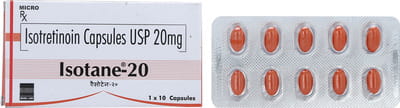 Isotane 20mg Strip Of 10 Capsules