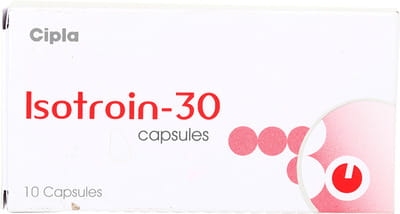 Isotroin 30mg Strip Of 10 Capsules