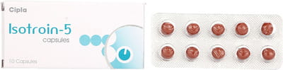 Isotroin 5mg Strip Of 10 Capsules