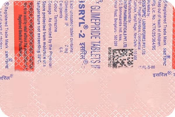Isryl 2mg Strip Of 10 Tablets