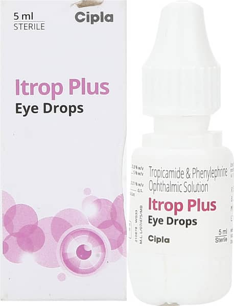 Itrop Plus Bottle Of 5ml Eye Drops