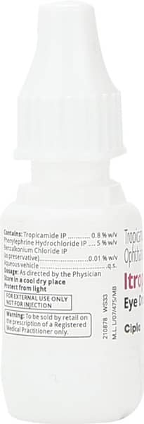 Itrop Plus Bottle Of 5ml Eye Drops