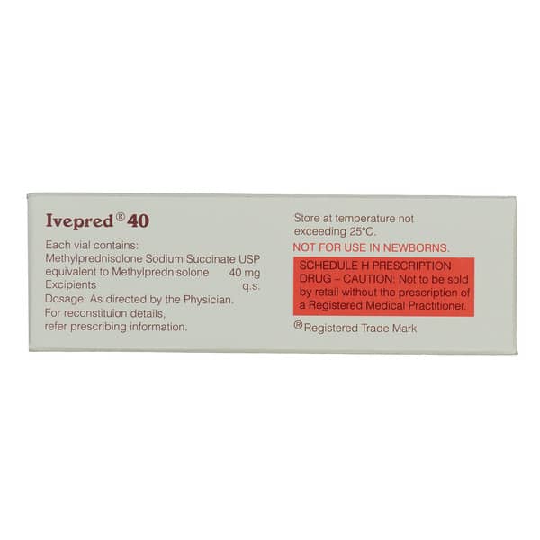 Ivepred 40mg Dry Vial Of 1 Powder For Injection