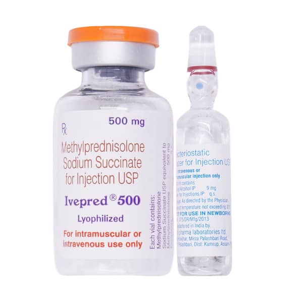 Ivepred 500 MG Powder For Injection (4): Uses, Side Effects, Price ...