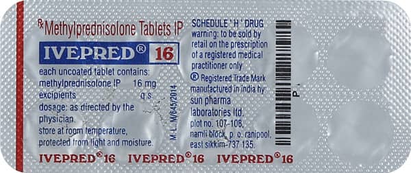 Ivepred 16mg Strip Of 10 Tablets