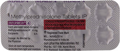 Ivepred 4mg Strip Of 10 Tablets