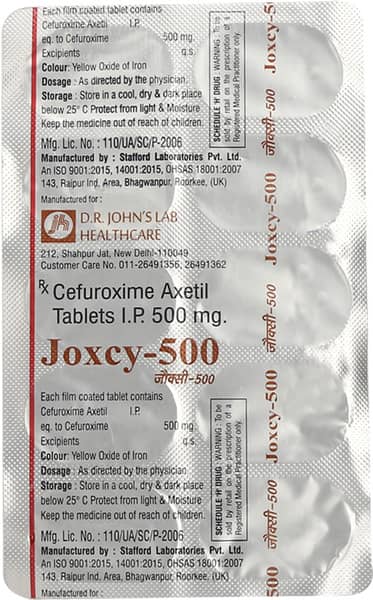 Joxcy 500Mg Strip Of 10 Tablets