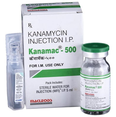 Kanamac 500mg Dry Vial Of 1 Powder For Injection