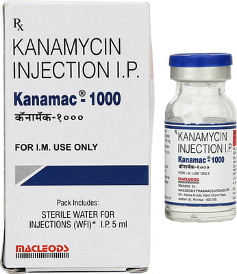 Kanamac 1gm Dry Vial Of 1 Powder For Injection