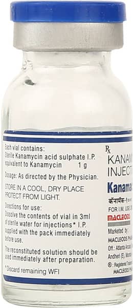 Kanamac 1Gm Dry Vial Of 1 Powder For Injection