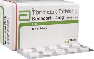 Kenacort 4mg Strip Of 10 Tablets