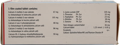 Ketosteril Box Of 100 Tablets