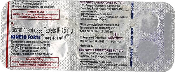 Kineto Forte Strip Of 10 Tablets