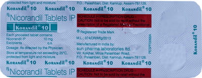 Korandil 10mg Strip Of 10 Tablets