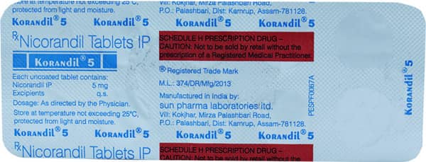 Korandil 5 Tablet
