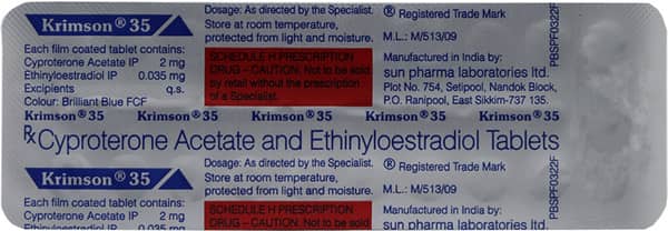 Krimson 35Mg Strip Of 21 Tablets
