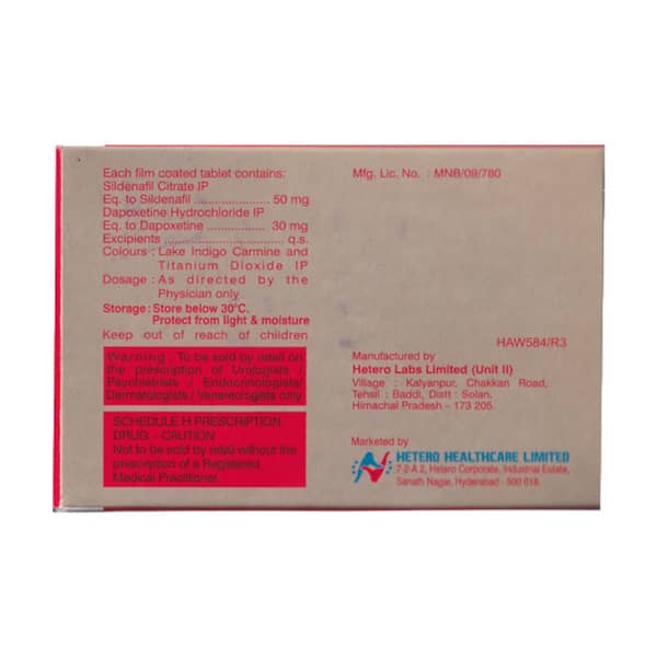 Kutub X 30mg Strip Of 4 Tablets