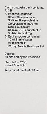 Lactagard 1.5gm Dry Vial Of 1 Powder For Injection