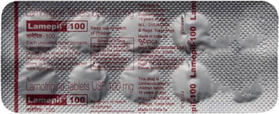 Lamepil 100mg Strip Of 10 Tablets