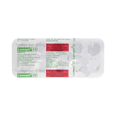 Lamepil 25mg Strip Of 10 Tablets