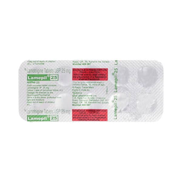 Lamepil 25Mg Strip Of 10 Tablets