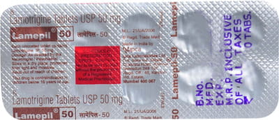 Lamepil 50mg Strip Of 10 Tablets