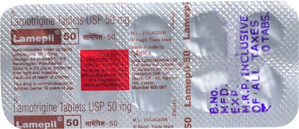 Lamepil 50mg Strip Of 10 Tablets