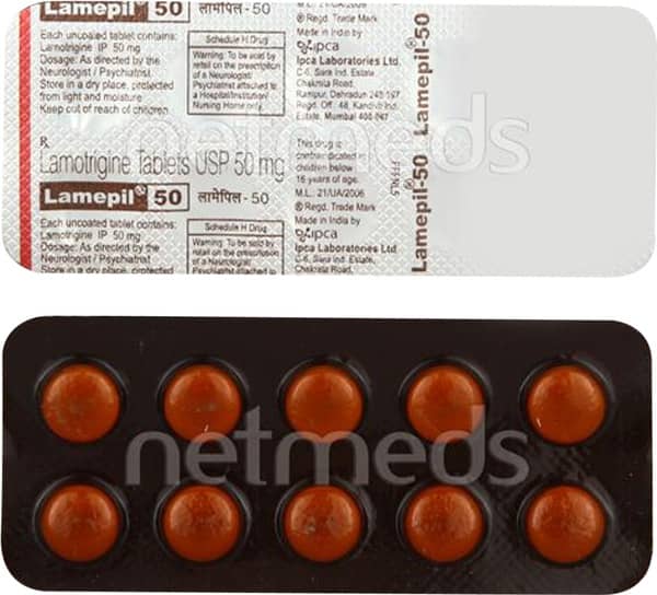 Lamepil 50mg Strip Of 10 Tablets
