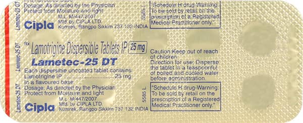 Lametec Dt 25mg Strip Of 10 Tablets