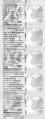 Lamez 25mg Strip Of 10 Tablets