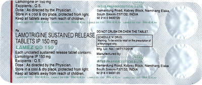 Lamez Od 150mg Strip Of 10 Tablets