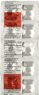 Lamez 50mg Strip Of 10 Tablets