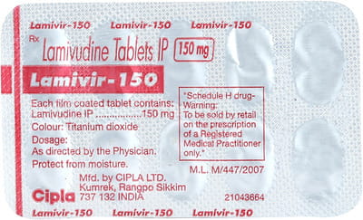Lamivir 150mg Strip Of 10 Tablets