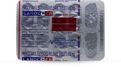 Lanol Er 650mg Strip Of 10 Tablets