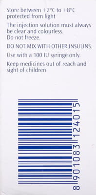 Lantus 100iu Vial Of 10ml Solution For Injection