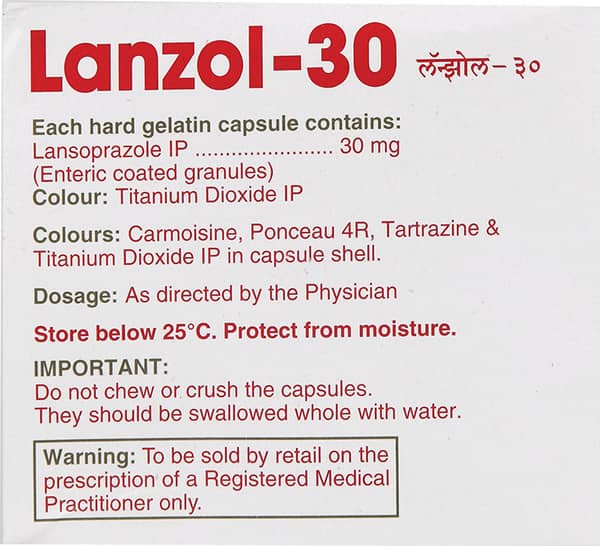 Lanzol 30 Capsule