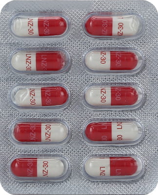 Lanzol 30mg Strip Of 10 Capsules