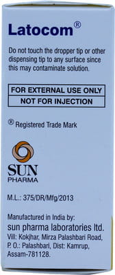 Latocom Bottle Of 2.5ml Eye Drops