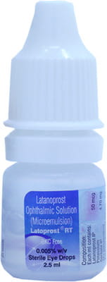 Latoprost Rt Bottle Of 2.5ml Eye Drops