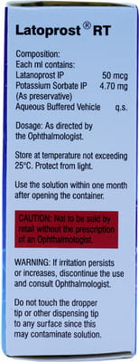 Latoprost Rt Bottle Of 2.5ml Eye Drops