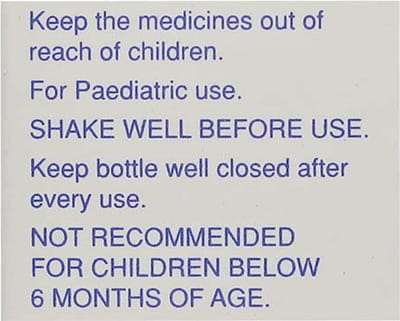 Lezyncet Bottle Of 30ml Syrup