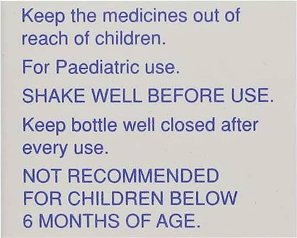 Lezyncet Bottle Of 30ml Syrup