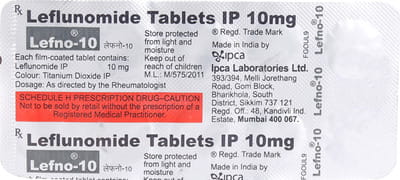 Lefno 10mg Strip Of 10 Tablets