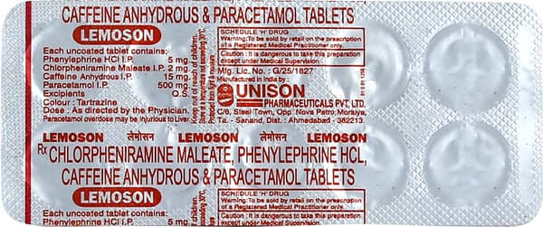Lemoson Strip Of 10 Tablets